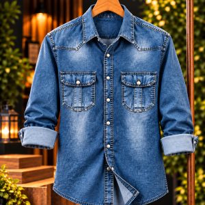 🔥 PREMIUM TRENDY DENIM SHIRT 🔥